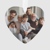 Erstellen Sie Ihre eigenen zweiseitigen Fotos Ornament (Rückseite)