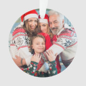 Erstellen Sie Ihre eigenen zweiseitigen Fotos Ornament (Vorderseite)