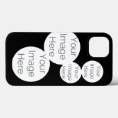Erstellen Sie Ihre Foto-Telefonzelle schwarz Case-Mate iPhone Hülle (Rückseite (Horizontal))