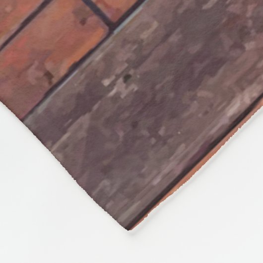 Erstellen Sie Ihre FotoCollage rustikales dunkles Fleecedecke (Ecke)