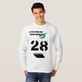 Erstellen Sie Ihre FV Team 28 Fußball Fußball Fußb T-Shirt (Vorne ganz)