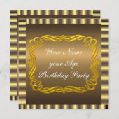 Erstellen Sie Ihre Goldschokolade-Einladung Einladung (Vorne/Hinten)