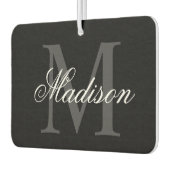 Erstellen Sie Ihre Individuelle Name-Monogramm-Kal Autolufterfrischer (Links)