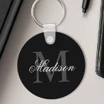 Erstellen Sie Ihre Individuelle Name-Monogramm-Kal Schlüsselanhänger<br><div class="desc">Erstellen Sie Ihren eigenen personalisierten Schlüsselanhänger mit Ihrem individuelle Name und Monogramm. Um diese Designvorlage zu bearbeiten,  bearbeiten Sie einfach die Textfelder wie oben gezeigt. Sie können einfach mehr Text oder Bilder hinzufügen,  Schriftart und Farben anpassen. Leckerei selbst oder machen Sie das passende Geschenk für Familie und Freunde!</div>