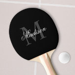Erstellen Sie Ihre Individuelle Name-Monogramm-Kal Tischtennis Schläger<br><div class="desc">Erstellen Sie Ihr eigenes personalisiertes Pingpongpaddel mit individuelle Name und Monogramm. Um diese Designvorlage zu bearbeiten,  bearbeiten Sie einfach die Textfelder wie oben gezeigt. Sie können einfach mehr Text oder Bilder hinzufügen,  Schriftart und Farben anpassen. Leckerei selbst oder machen Sie das passende Geschenk für Familie und Freunde!</div>