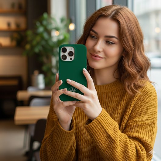 Erstellen Sie Ihre Individuelle Name-Monogrammkall iPhone Hülle