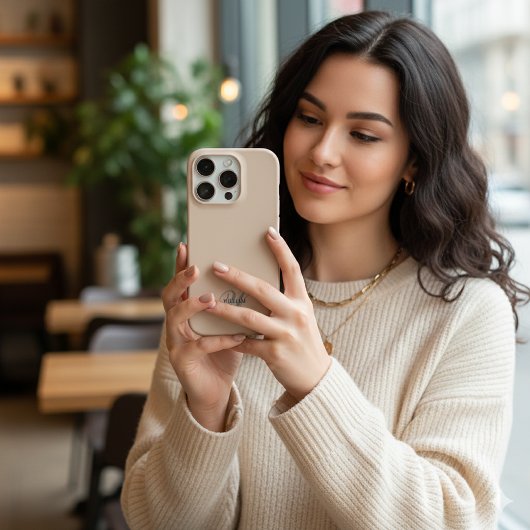 Erstellen Sie Ihre Individuelle Name-Monogrammkall iPhone Hülle