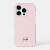 Erstellen Sie Ihre Individuelle Name-Monogrammkall iPhone Hülle (Rückseite)