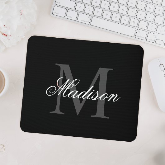 Erstellen Sie Ihre Individuelle Name-Monogrammkall Mousepad