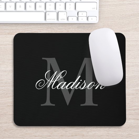 Erstellen Sie Ihre Individuelle Name-Monogrammkall Mousepad