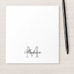 Erstellen Sie Ihre Individuelle Name-Monogrammkall Notizblock<br><div class="desc">Erstellen Sie Ihre eigenen personalisierten Notebooks mit Ihrem individuelle Name und Monogramm. Um diese Designvorlage zu bearbeiten,  bearbeiten Sie einfach die Textfelder wie oben gezeigt. Sie können einfach mehr Text oder Bilder hinzufügen,  Schriftart und Farben anpassen. Leckerei selbst oder machen Sie das passende Geschenk für Familie und Freunde!</div>