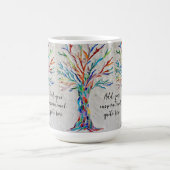 Erstellen Sie Ihre Inspirationsbotschaft Kaffeetasse (Mittel)