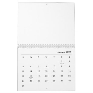 Erstellen Sie Ihre personalisierte 21,59 cm x 27,9 Kalender