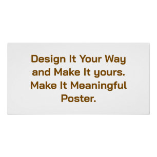 Erstellen Sie Ihre personalisierte 28" x 14" Poster