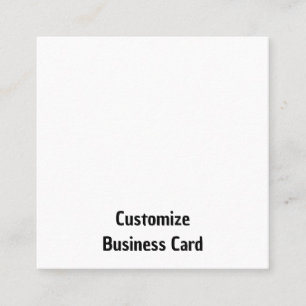 Erstellen Sie Ihre personalisierte 2,5" x 2,5" Quadratische Visitenkarte