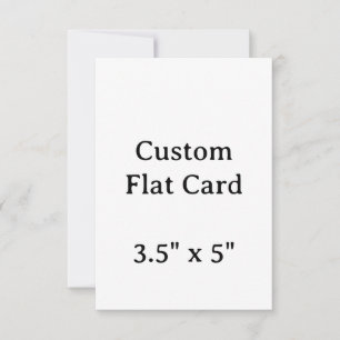 Erstellen Sie Ihre personalisierte 3,5" x 5" flach