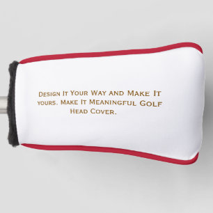 Erstellen Sie Ihre personalisierte 6"l x 5"b x 3"h Golf Headcover
