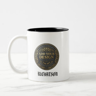 erstellen Sie Ihre personalisierte einfache Zweifarbige Tasse