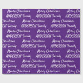 Erstellen Sie Ihre Personalisierte Weihnachtszeit Geschenkpapier (Flach)