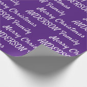 Erstellen Sie Ihre Personalisierte Weihnachtszeit Geschenkpapier (Ecke)