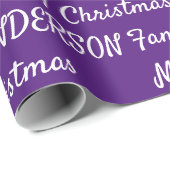 Erstellen Sie Ihre Personalisierte Weihnachtszeit Geschenkpapier (Rolleneckpunkt)