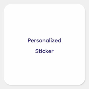 Erstellen Sie Ihre Personalisierung Quadratischer Aufkleber