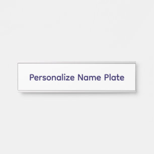 Erstellen Sie Ihre Personalisierung Türschild