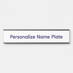 Erstellen Sie Ihre Personalisierung Türschild