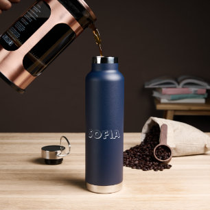 Erstellen Sie Ihre persönliche 20 oz Navy Trinkflasche
