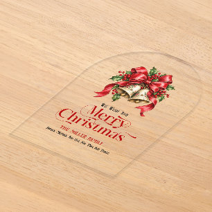 Erstellen Sie Ihre persönliche Weihnachtsgrußkarte Acryleinladungen