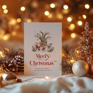 Erstellen Sie Ihre persönliche Weihnachtsgrußkarte Einladung