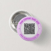 Erstellen Sie Ihre QR-Code-Werbebuttons-Vorlage Button (Vorne & Hinten)