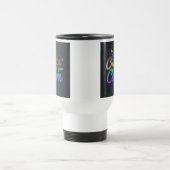 "Erstellen Sie Ihre Ruhe" Reisecoffee Mug Reisebecher (Mittel)