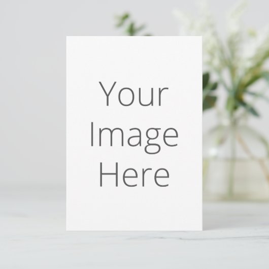 Erstellen Sie Ihre Unterschrift: Matte 3.5" x 5" E Einladung (Stehend Vorderseite)