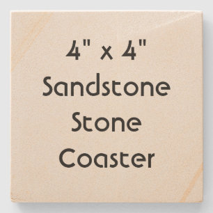 Erstellen Sie Ihren eigenen 10x10 cm Sandstein-Ste Steinuntersetzer