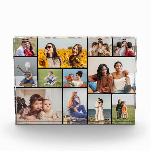 Erstellen Sie Ihren eigenen 12 Collage Foto Block (Vorderseite)