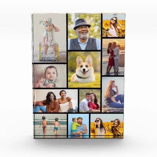 Erstellen Sie Ihren eigenen 12 Collage Foto Block (Vorderseite)