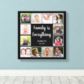 Erstellen Sie Ihren eigenen 12 Collage Frame Leinwanddruck (Insitu (Holzboden))