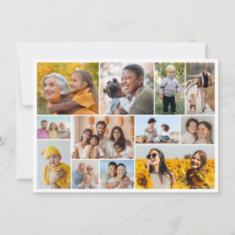 Erstellen Sie Ihren eigenen 12 Collage Gruß Karte