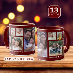 Erstellen Sie Ihren eigenen 13 Familienfoto Collag Tasse<br><div class="desc">Einzigartige Foto Collage Tasse zum Personalisieren mit 13 Fotos. Fügen Sie Ihren Familiennamen,  das Jahr hinzu,  um ihn exklusiv zu machen.Das Zitat "Familie ist alles" macht ihn zu einem besonderen Geschenk für Ferien und besondere Anlässe.</div>