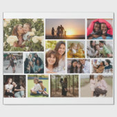 Erstellen Sie Ihren eigenen 14 Collage Foto Block Geschenkpapier (Flach)