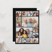 Erstellen Sie Ihren eigenen 14 Collage Gruß Karte (Vorderseite/Rückseite Beispiel)