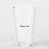 Erstellen Sie Ihren eigenen 16oz-Glasbecher Glas (Vorderseite)