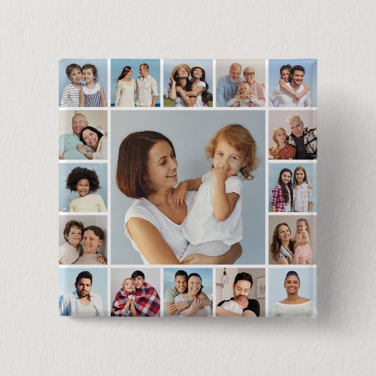 Erstellen Sie Ihren eigenen 17 Collage Button (Vorderseite)