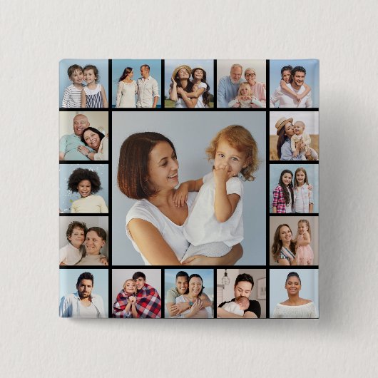 Erstellen Sie Ihren eigenen 17 Collage Button (Vorderseite)