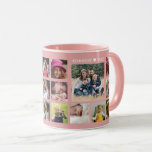 Erstellen Sie Ihren eigenen 18-Collage-Familiennam Tasse<br><div class="desc">Einzigartige Foto Collage Tasse zum Personalisieren mit 18 Fotos. Fügen Sie Ihren Familiennamen,  das Jahr hinzu,  um ihn exklusiv zu machen.Das Zitat "Familie ist alles" macht ihn zu einem besonderen Geschenk für Ferien und besondere Anlässe.</div>