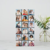Erstellen Sie Ihren eigenen 18 Foto Collage Gruß Karte (Stehend Vorderseite)
