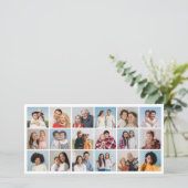 Erstellen Sie Ihren eigenen 18 Foto Collage Gruß Karte (Stehend Vorderseite)
