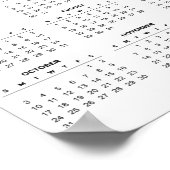 Erstellen Sie Ihren eigenen 2021 Firmenkalender |  Poster (Ecke)