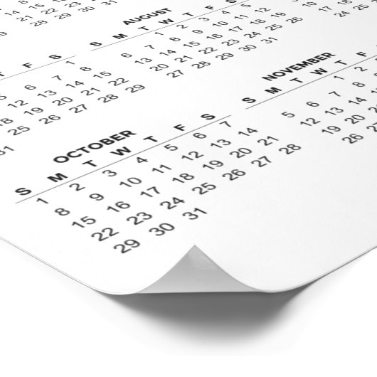 Erstellen Sie Ihren eigenen 2023 Firmenkalender |  Poster (Ecke)